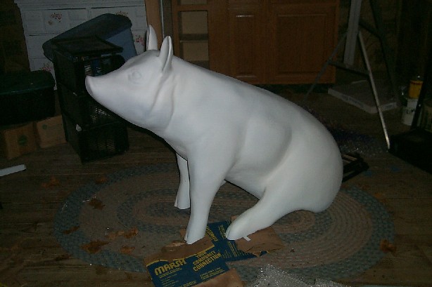 Unpainted Pig