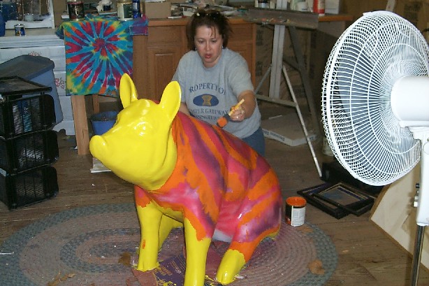 Pig's First Try
