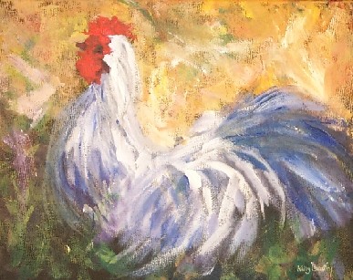 White Rooster